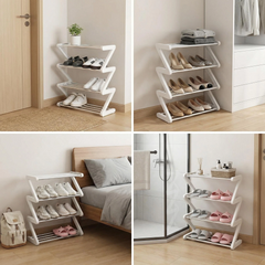 Creative Z-Shape Multi-Layer Shoe Rack