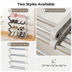 Creative Z-Shape Multi-Layer Shoe Rack