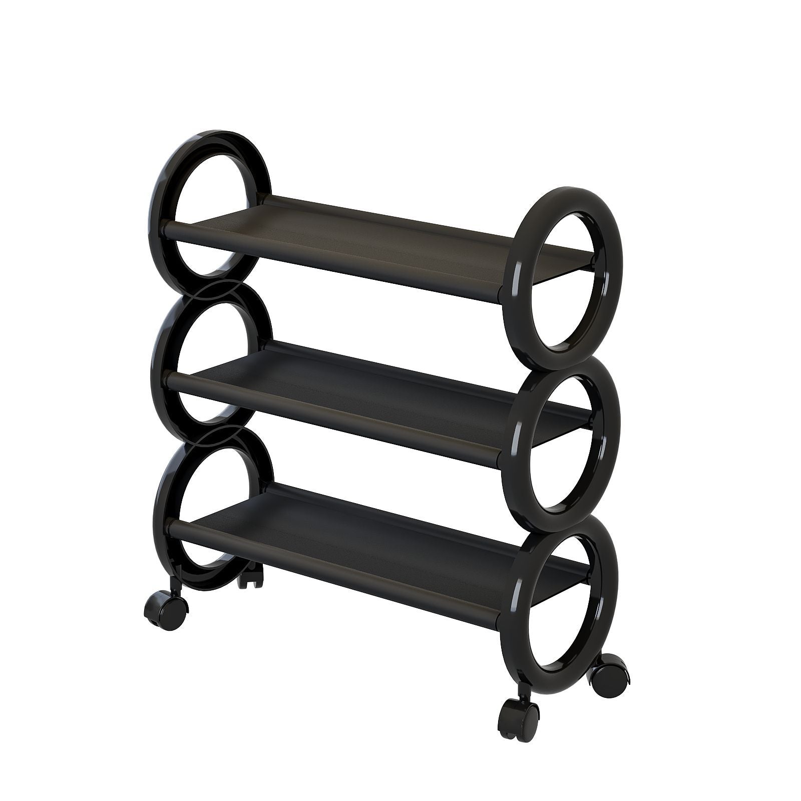 Round Multi-Layer Narrow Dustproof Shoe Rack