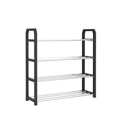 Angled Multi-Layer Dustproof Shoe Rack