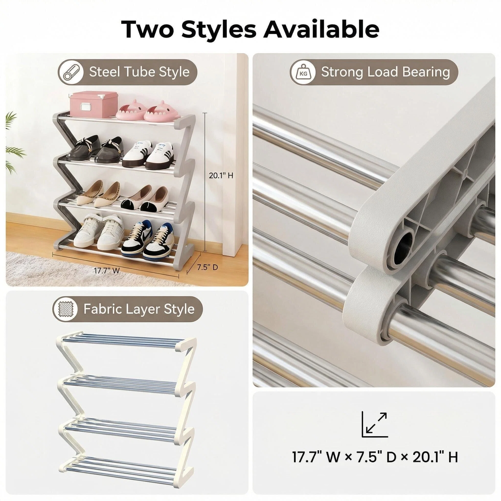 Creative Z-Shape Multi-Layer Shoe Rack