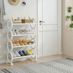 Round Multi-Layer Narrow Dustproof Shoe Rack